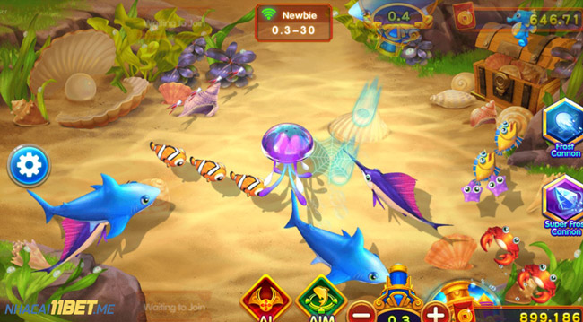 Giao diện game Fishing Yilufa tại 11Bet