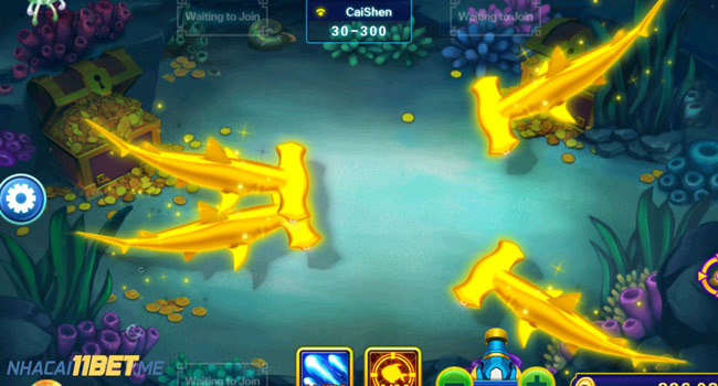 Không gian trò chơi Cai Shen Fishing tại 11bet