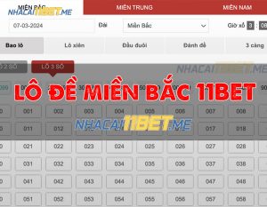lô đề miền bắc 11bet