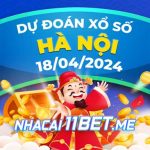Soi cầu XSHN 18/4/2024 - Dự đoán xổ số Hà Nội hôm nay 18-04 Thumbnail Nhà cái 11Bet Soi cầu Hà Nội ngày 18-4-2024