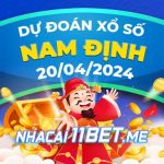 Soi cầu XSND 20/4/2024 - Dự đoán xổ số Nam Định hôm nay 20-04 Thumbnail Nhà cái 11Bet Soi cầu Nam Định ngày 20-4-2024
