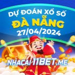 Soi cầu XSDNA 27/4/2024 - Dự đoán xổ số Đà Nẵng hôm nay 27-04 Thumbnail Nhà cái 11Bet Soi cầu Đà Nẵng ngày 27-4-2024