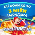 Soi cầu xổ số 3 miền 14/4/2024 - Dự đoán KQXS hôm nay 14-04 Thumbnail Nhà cái 11BET soi cầu xổ số 3 miền ngày 14-4-2024