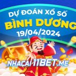 Soi cầu XSBD 19/4/2024 - Dự đoán xổ số Bình Dương hôm nay 19-04 Thumbnail Nhà cái 11Bet Soi cầu Bình Dương ngày 19-4-2024
