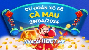 Thumbnail Nhà cái 11Bet Soi cầu Cà Mau ngày 29-4-2024