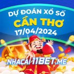 Soi cầu XSCT 17/4/2024 - Dự đoán xổ số Cần Thơ hôm nay 17-04 Thumbnail Nhà cái 11Bet Soi cầu Cần Thơ ngày 17-4-2024