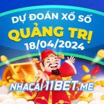 Soi cầu XSQT 18/4/2024 - Dự đoán xổ số Quảng Trị hôm nay 18-04 Thumbnail Nhà cái 11Bet Soi cầu Quảng Trị ngày 18-4-2024