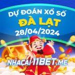 Soi cầu XSDL 28/4/2024 - Dự đoán xổ số Đà Lạt hôm nay 28-04 Thumbnail Nhà cái 11Bet Soi cầu Đà Lạt ngày 28-4-2024