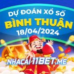 Soi cầu XSBTH 18/4/2024 - Dự đoán xổ số Bình Thuận hôm nay 18-04 Thumbnail Nhà cái 11Bet Soi cầu Bình Thuận ngày 18-4-2024