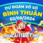 Soi cầu XSBTH 2/5/2024 - Dự đoán xổ số Bình Thuận hôm nay 02-05 Thumbnail Nhà cái 11Bet Soi cầu Bình Thuận ngày 2-5-2024