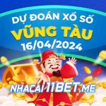 Soi cầu XSVT 16/4/2024 - Dự đoán xổ số Vũng Tàu hôm nay 16-04 Thumbnail Nhà cái 11Bet Soi cầu Vũng Tàu ngày 16-4-2024