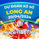 Soi cầu XSLA 20/4/2024 - Dự đoán xổ số Long An hôm nay 20-04 Thumbnail Nhà cái 11Bet Soi cầu Long An ngày 20-4-2024