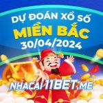 Thumbnail Nhà cái 11BET soi cầu xổ số Miền Bắc ngày 30-4-2024