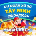 Soi cầu XSTN 25/4/2024 - Dự đoán xổ số Tây Ninh hôm nay 25-04 Thumbnail Nhà cái 11Bet Soi cầu Tây Ninh ngày 25-4-2024
