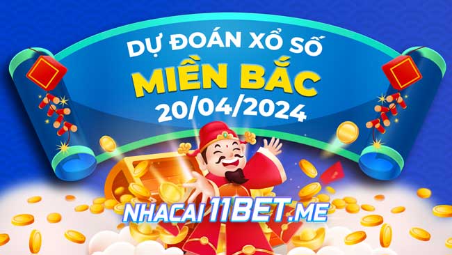 Thumbnail Nhà cái 11BET soi cầu xổ số Miền Bắc ngày 20-4-2024