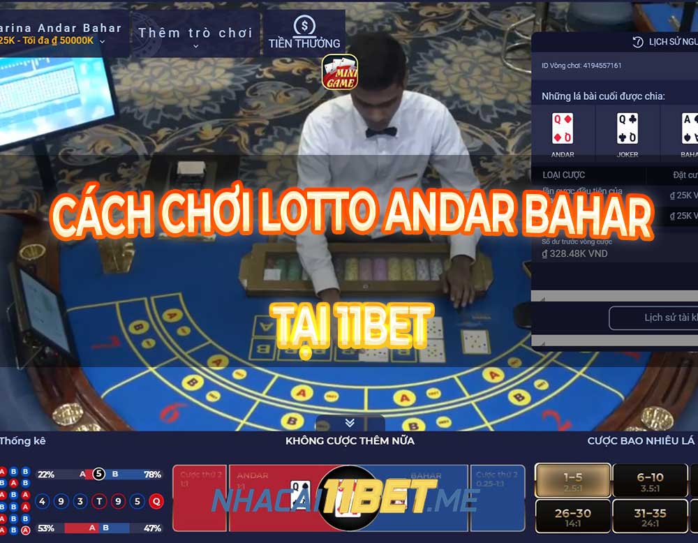 Chơi Lotto Andar Bahar tại 11Bet thumbnail