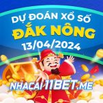 Soi cầu XSDNO 13/4/2024 - Dự đoán xổ số Đắk Nông hôm nay 13-04 Thumbnail Nhà cái 11Bet Soi cầu Đắk Nông ngày 13-4-2024
