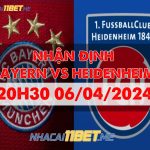 Nhận định Heidenheim vs Bayern Munich 20h30 06/04/2024 chuẩn xác Heidenheim vs Bayer Munich