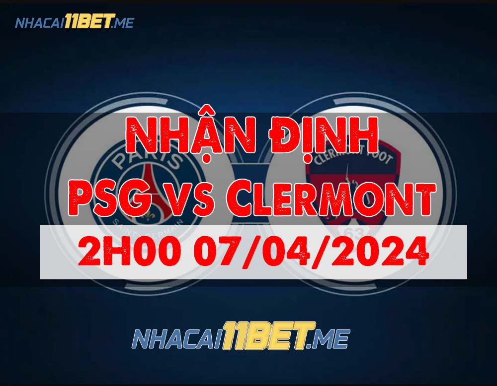 PSG vs Clermont 7/4/2024