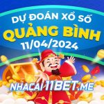 Soi cầu KQXSQB 11/4/2024 - Dự đoán kết quả XS Quảng Bình hôm nay 11-04 Thumbnail Nhà cái 11Bet Soi cầu Quảng Bình ngày 11-4-2024