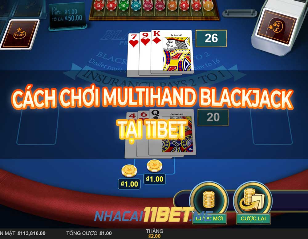 Table Game Multihand Blackjack 11Bet thumbnail