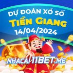 Soi cầu XSTG 14/4/2024 - Dự đoán xổ số Tiền Giang hôm nay 14-04 Thumbnail Nhà cái 11Bet Soi cầu Tiền Giang ngày 14-4-2024