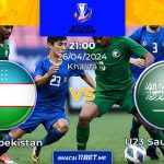 Nhận định kèo U23 Uzbekistan vs U23 Saudi Arabia (21h00 ngày 26/4/2024): Trận đấu hấp dẫn! U23 Uzbekistan vs U23 Saudi Arabia 26-4 thumbnail 11bet