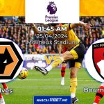 Nhận định kèo Wolverhampton Wanderers vs AFC Bournemouth (01h45 ngày 25/4): The Cherries vượt trội Wolverhampton Wanderers vs AFC Bournemouth 01h45 ngày 25-4-2024 thumbnail 11bet