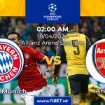 Nhận định kèo Bayern Munich vs Arsenal (02h00 ngày 18/04): Lợi thế cho Hùm xám  kèo Bayern Munich vs Arsenal lúc 02h00 ngày 18/04/2024