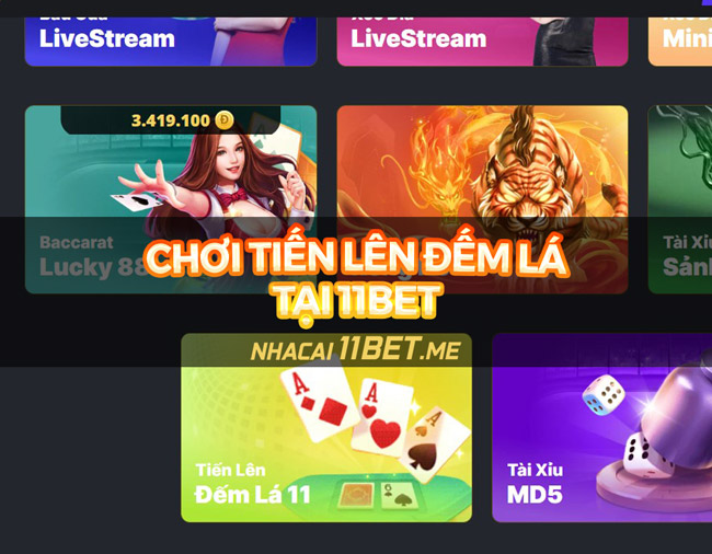 Hướng dẫn chơi Tiến Lên Đếm Lá tại 11Bet: Chơi nhanh, thắng khủng!