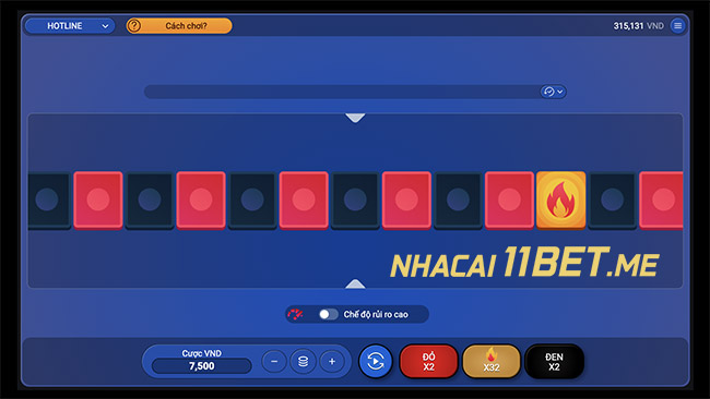 Trò chơi Hotline 11Bet dễ chơi, chỉ còn chọn 3 cửa