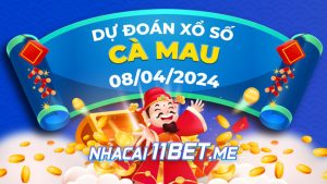Thumbnail Nhà cái 11Bet Soi cầu Cà Mau ngày 8-4-2024
