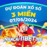 Thumbnail Nhà cái 11BET soi cầu xổ số 3 miền ngày 7-5-2024