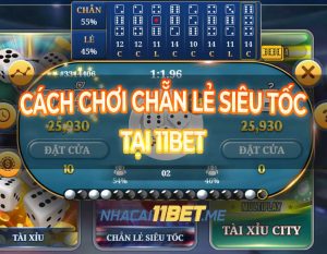 Chơi Chẵn lẻ Siêu Tốc tại V-Gaming 11Bet thumbnail