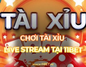 Cách chơi tài xỉu livestream tại 11Bet