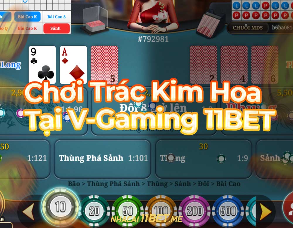 Chơi Trác Kim Hoa tại V Gaming 11Bet