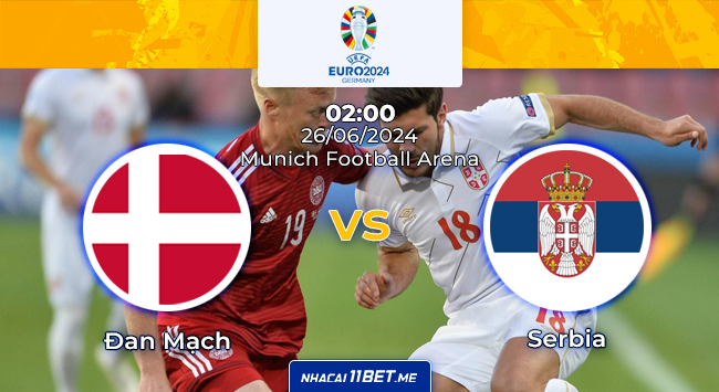 Nhận định bóng đá Đan Mạch vs Serbia, 02:00 ngày 25/06: Trận đấu quan trọng ở bảng C