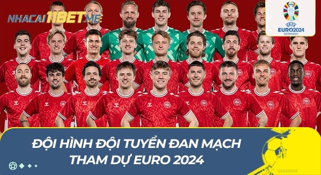 Đội hình đội tuyển Đan Mạch tham dự EURO 2024