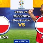Nhận định bóng đá Ba Lan vs Áo, 23h00 ngày 21/06/2024: Trận cầu quyết định tấm vé đi tiếp Nhận định bóng đá Ba Lan vs Áo, 23h00 ngày 21/06/2024