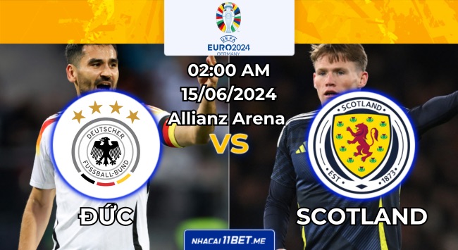 Nhận định bóng đá Đức vs Scotland 02h00 ngày 15/06/2024: Khai mạc dễ dàng?
